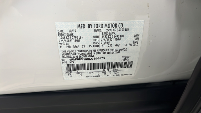 2020 Ford Explorer ST