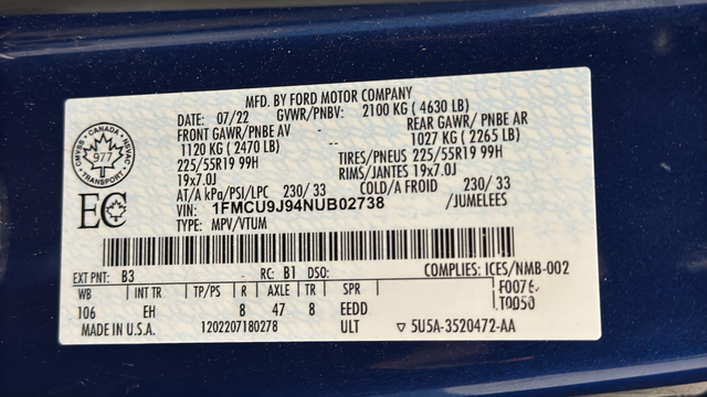 2022 Ford Escape Titanium