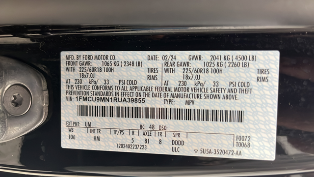 2024 Ford Escape ST-Line