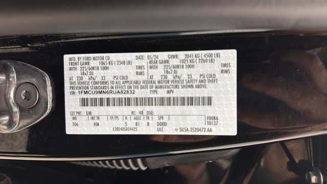 2024 Ford Escape ST-Line