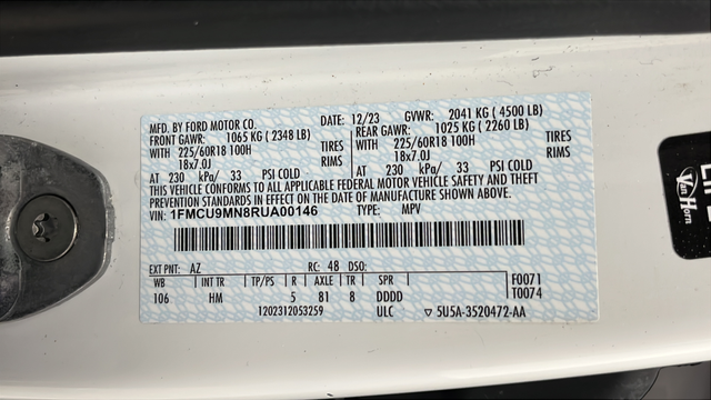 2024 Ford Escape ST-Line