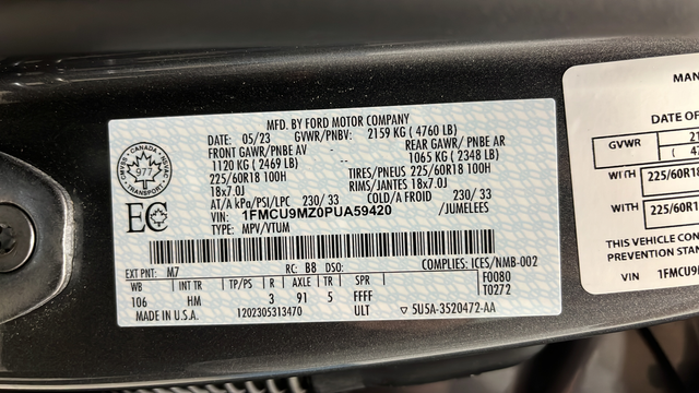 2023 Ford Escape Hybrid ST-Line