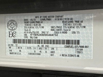 2025 Ford Transit-250 Base