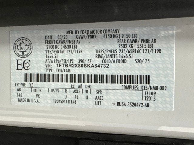 2025 Ford Transit-250 Base