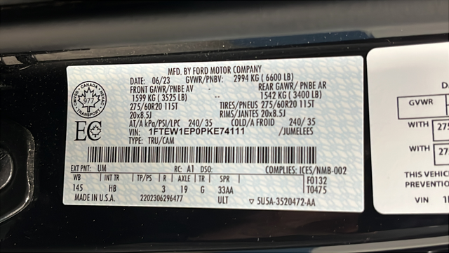2023 Ford F-150 Lariat