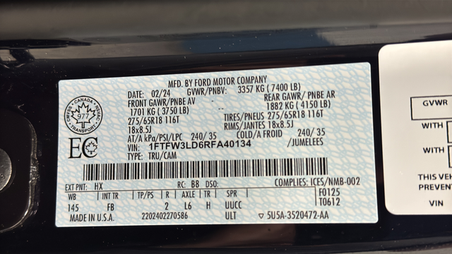 2024 Ford F-150 XLT