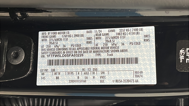 2025 Ford F-150 Lariat
