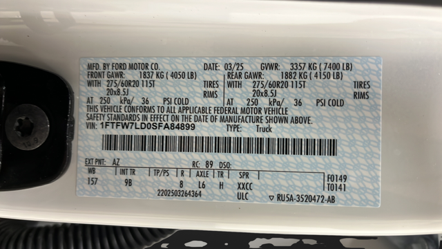 2025 Ford F-150 Platinum Hybrid