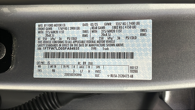 2025 Ford F-150 Platinum Hybrid