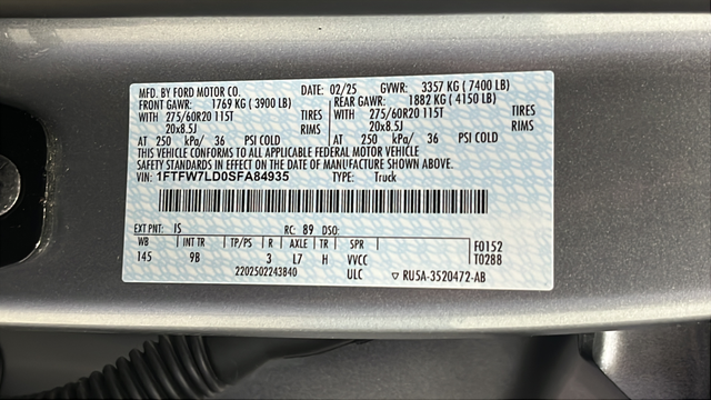 2025 Ford F-150 Platinum Hybrid