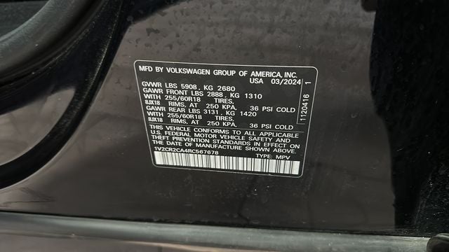 2024 Volkswagen Atlas 2.0T Peak Edition SE w/Technology