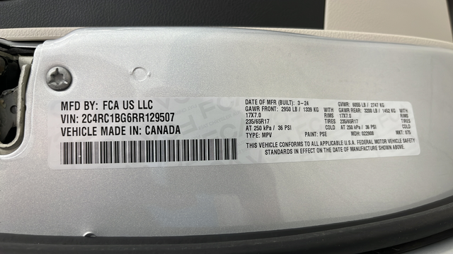2024 Chrysler Pacifica Touring L