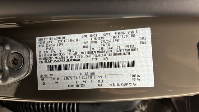 2025 Lincoln Corsair Plug-In Hybrid Grand Touring
