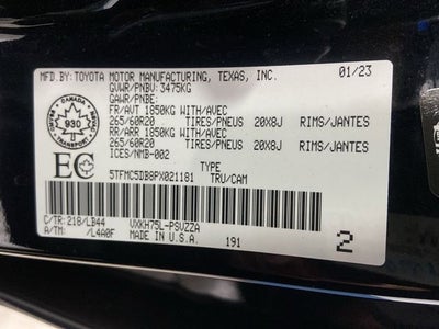 2023 Toyota Tundra Hybrid 1794 Edition