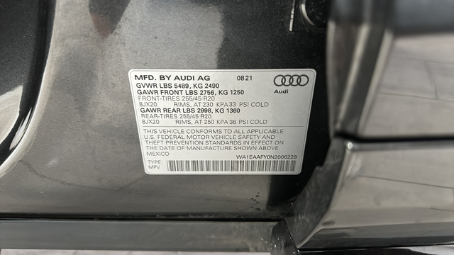2022 Audi Q5 45 S line Premium quattro