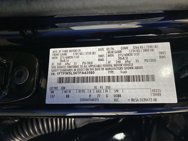 2026 Ford F-150 Lariat