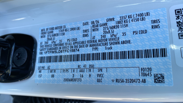 2026 Ford F-150 Lariat